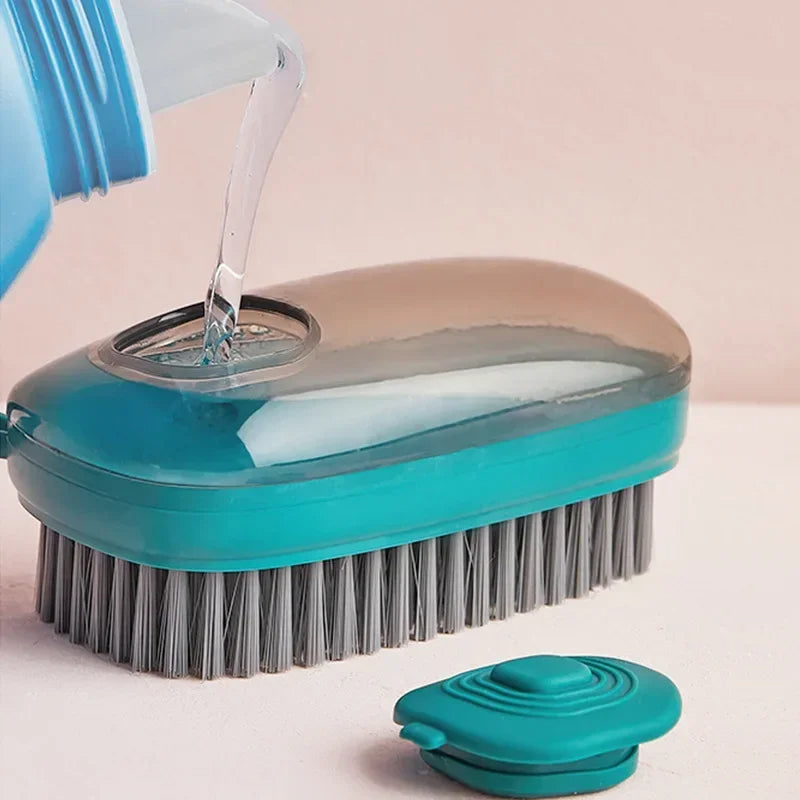 Automatic Liquid Cleaning Brush with Soap Dispenser