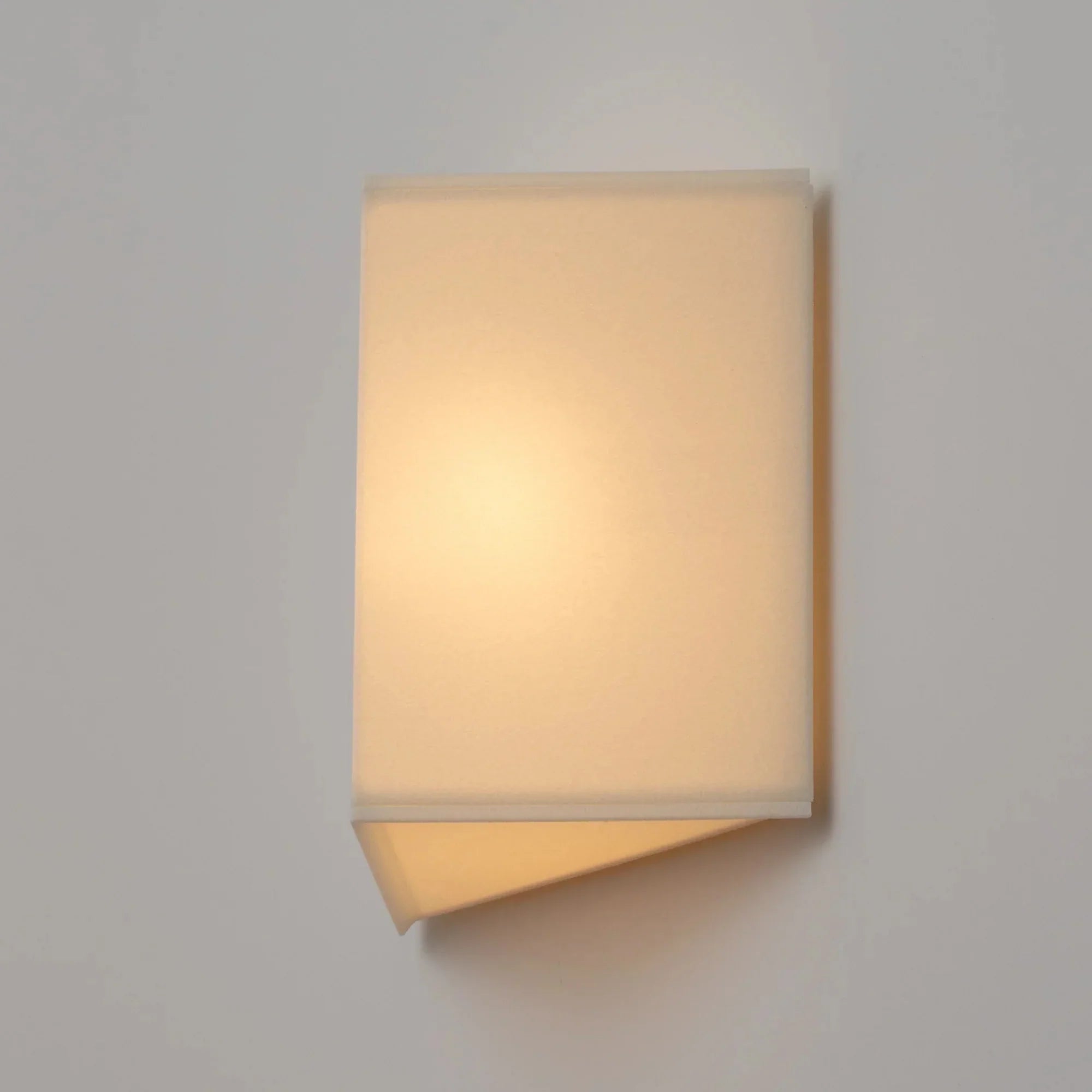 Fabric Wall Lamp in Japanese Wabi-Sabi Style