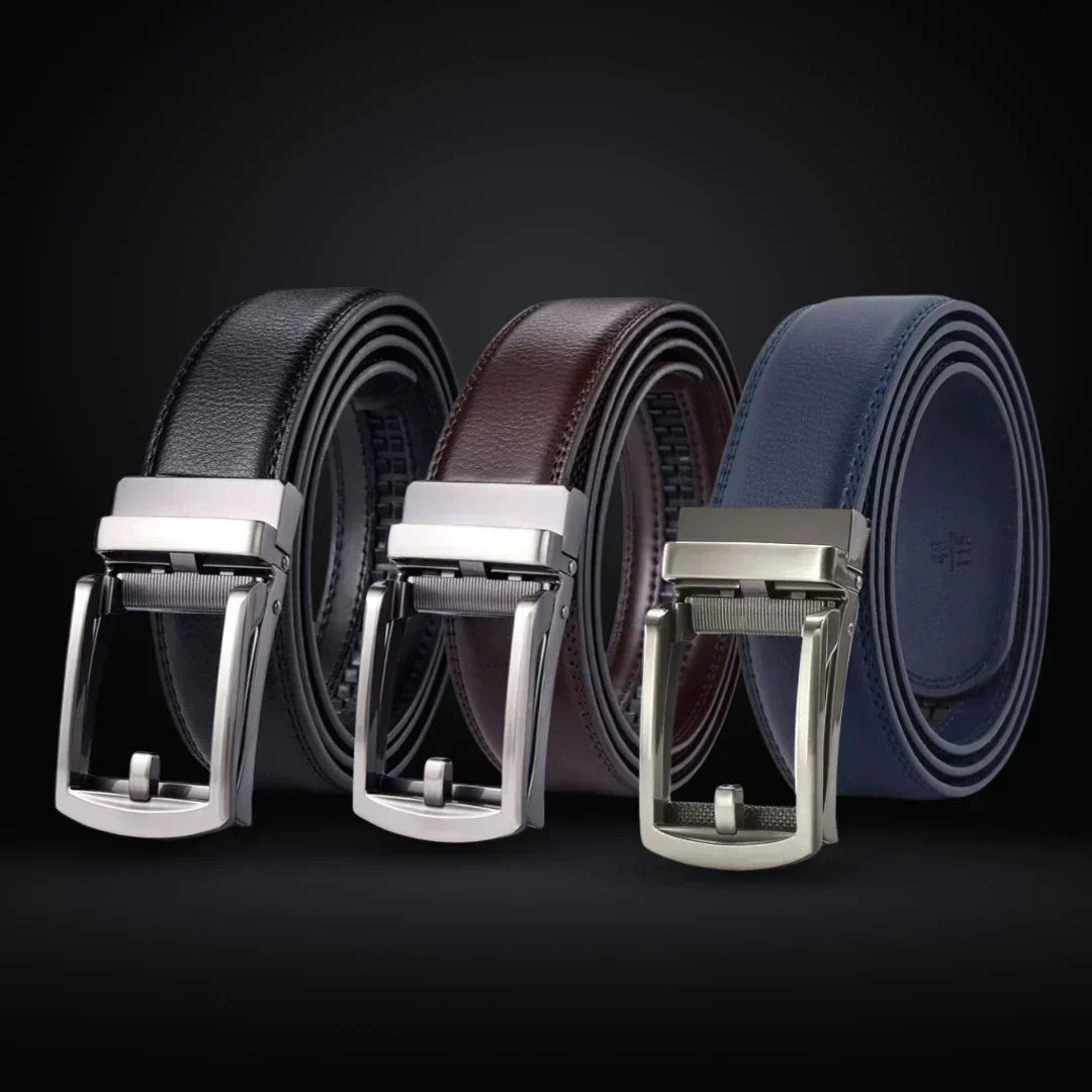 EliteSlide Belt – Luxury Leather Adjustable Accessory