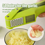 Portable garlic press
