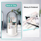 Sliding cover toothbrush storage box
