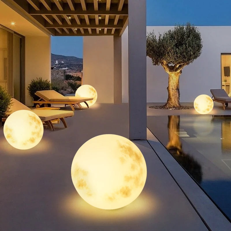 Moon lamp | Weatherproof garden lamp with LED lighting