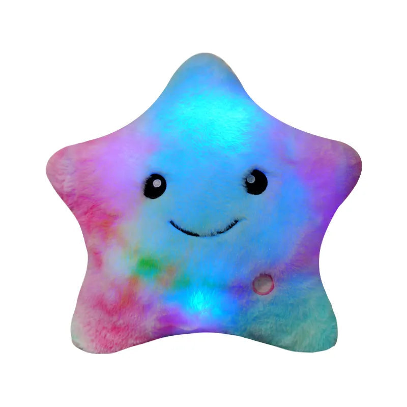 Bright LED Star Cuddly Pillow for Kids