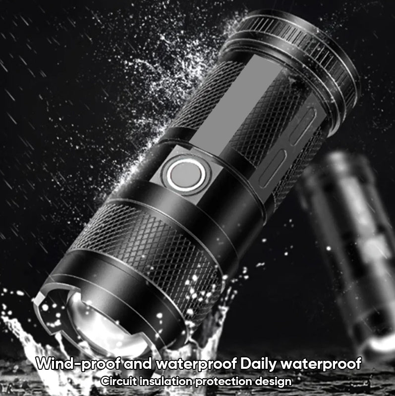 Portable Strong Light Outdoor Flashlight