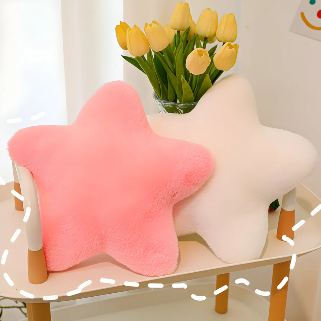 Star-shaped Decorative Pillow