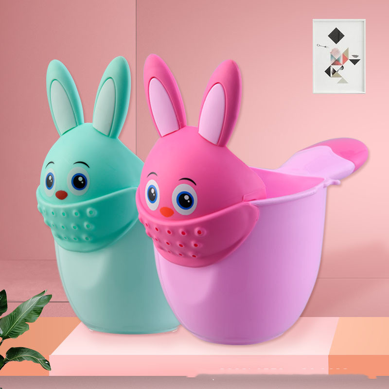 Kids Shampoo Rinse Cup – Bunny Shampoo Head Washer for Kids