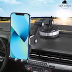 Auto GripTech Handy Holder with Strong Suction Cup and 360° Rotation