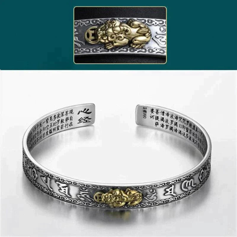 Seductive Silver Pixiu Bracelet for Wealth | Discover the Magic of Chinese Mythology
