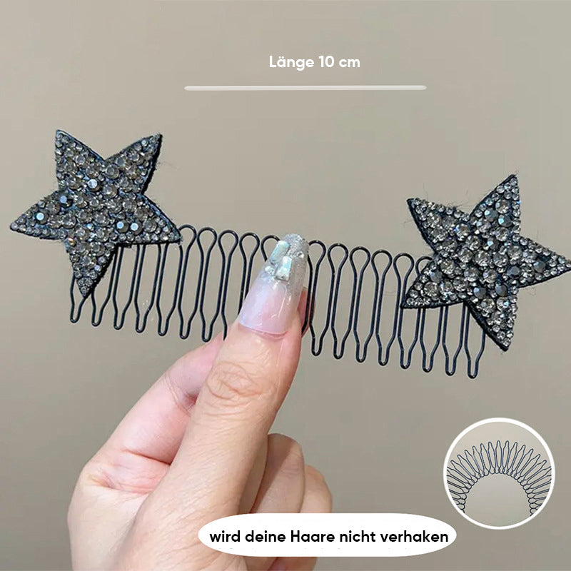 Invisible star hairpin