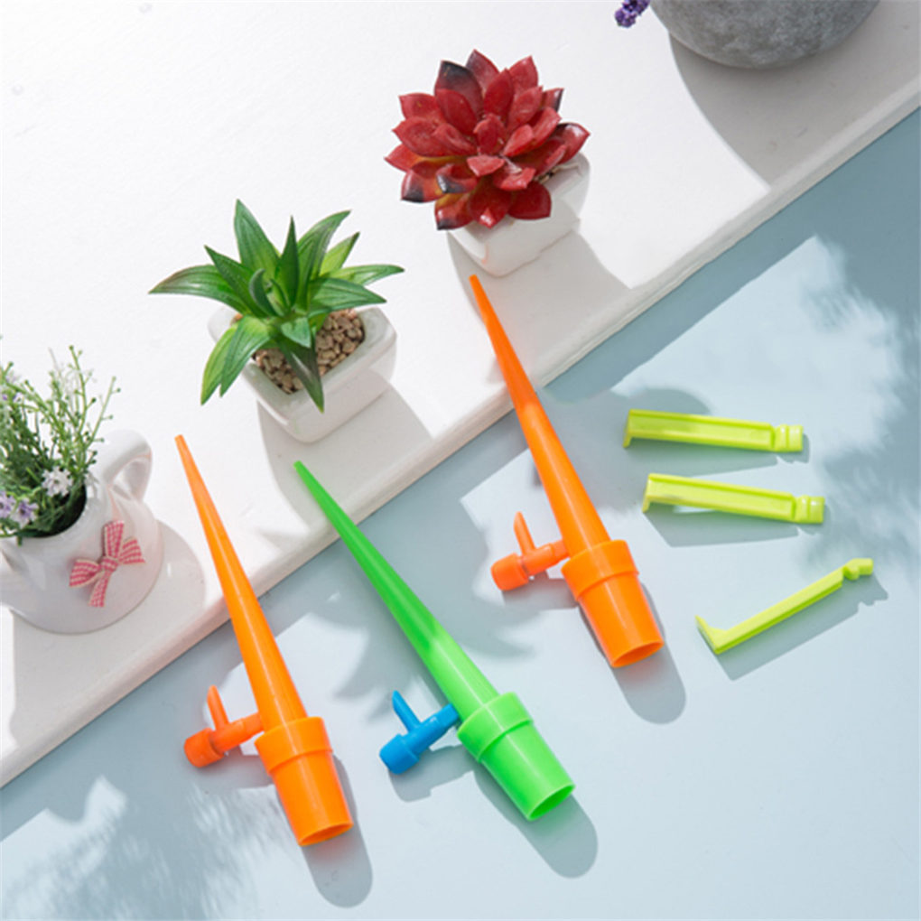 Automatic watering spike for plants – With bottle adapter