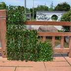 Artificial Garden Fence with Ivy – Flexible Privacy Screen for Balcony and Terrace