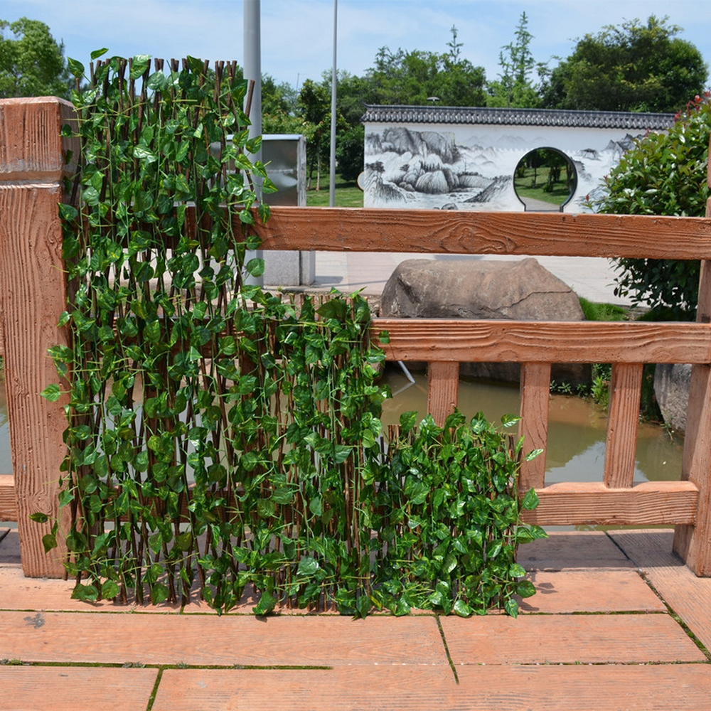 Artificial Garden Fence with Ivy – Flexible Privacy Screen for Balcony and Terrace