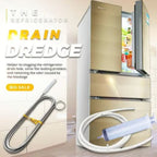 Refrigerator Drain Cleaning Kit | Flexible Brush & Spray Tool | Stainless Steel & Nylon