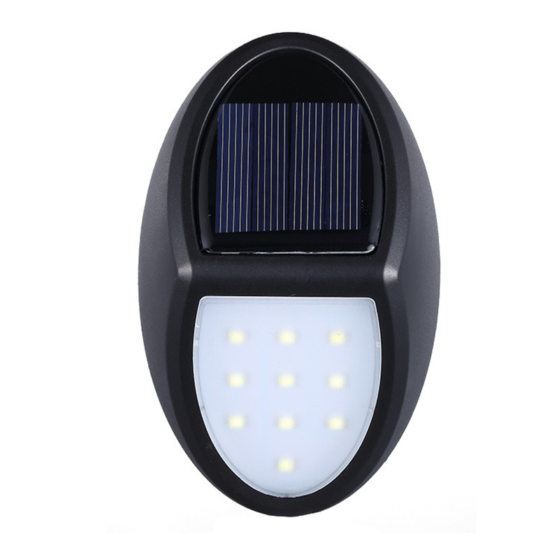 Solar LED Outdoor Wall Light with Motion Sensor and Weather-Resistant Housing