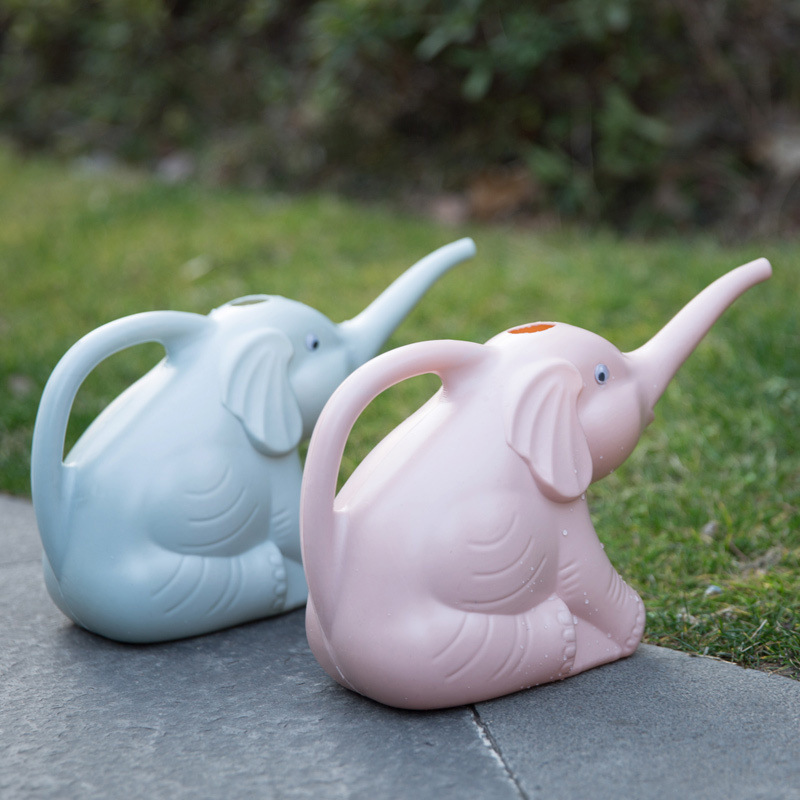 Cute elephant watering can for the garden in various colors