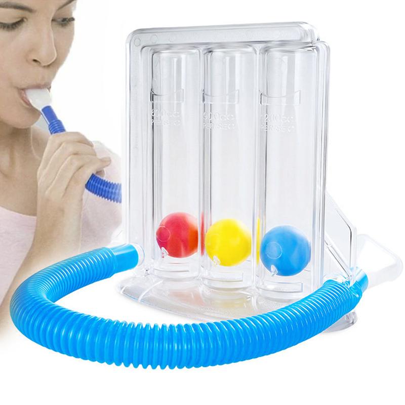 Lung function breathing trainer