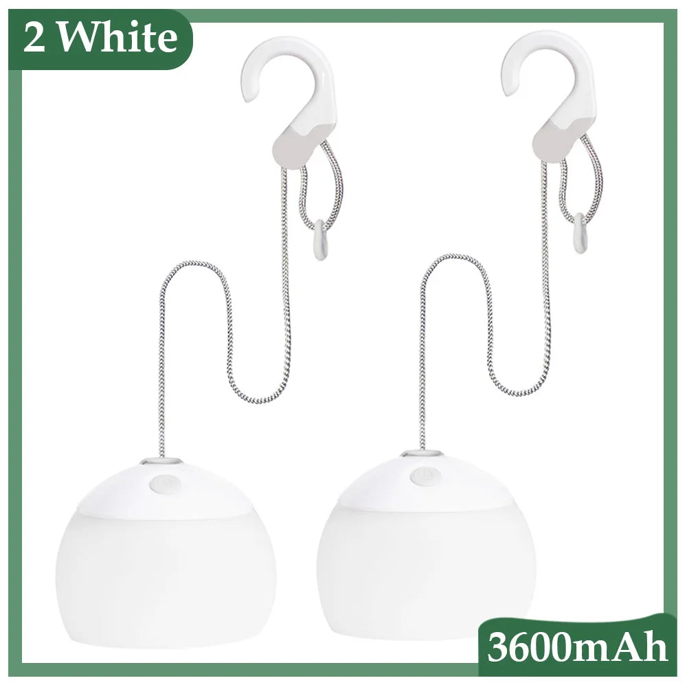 Retro LED Camping Lamp - Rechargeable USB Light