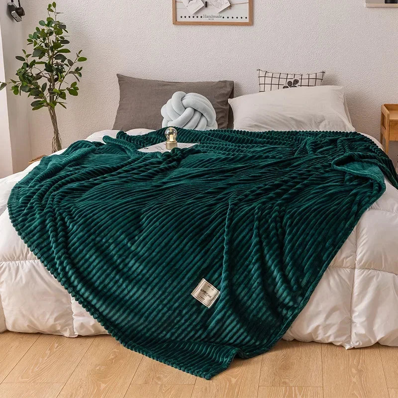 Thick Flannel Autumn Blanket - WarmHaven