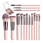 Set of 14 brushes with LED light
