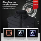 Men's heated vest insulated