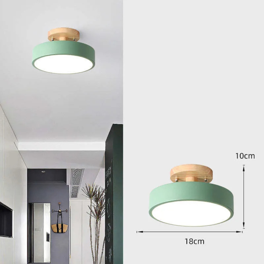 Wooden LED Ceiling Lamp