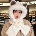 Sweet Fox Ears 2-in-1 Hat and Scarf