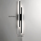 LuxLine Modern LED Wall Lamp | Minimalist Design | Iron & Acrylic | Dimmable Light