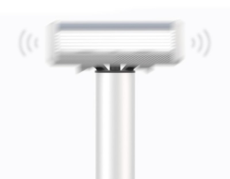 Men's Dual-mode Shaver, with Sensor Switch, Manual and Automatic Integration, Aluminum Body and Long Standby Design