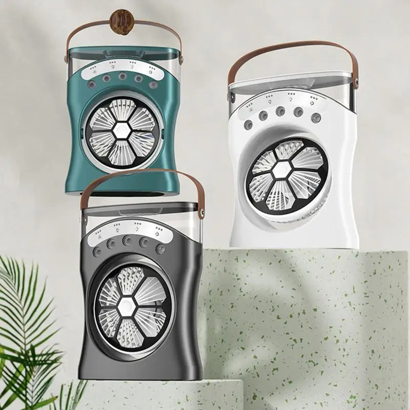 Rechargeable Portable Air Cooler with Mist Function