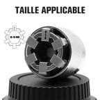 Universal adjustable magic nut socket key