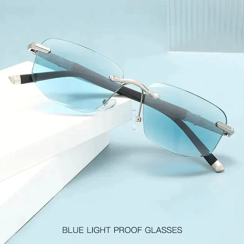 Sapphire High Hardness Anti-Blue Light Wide and Near Reading Glasses Sunglasses