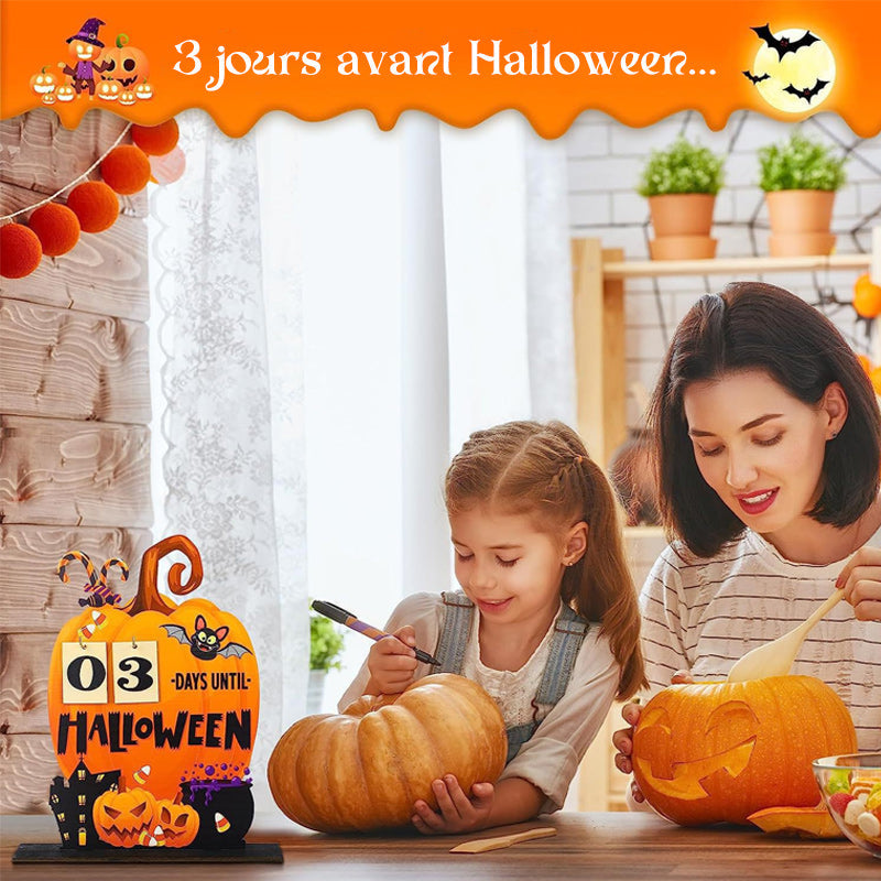 Wood Halloween Advent Calendar