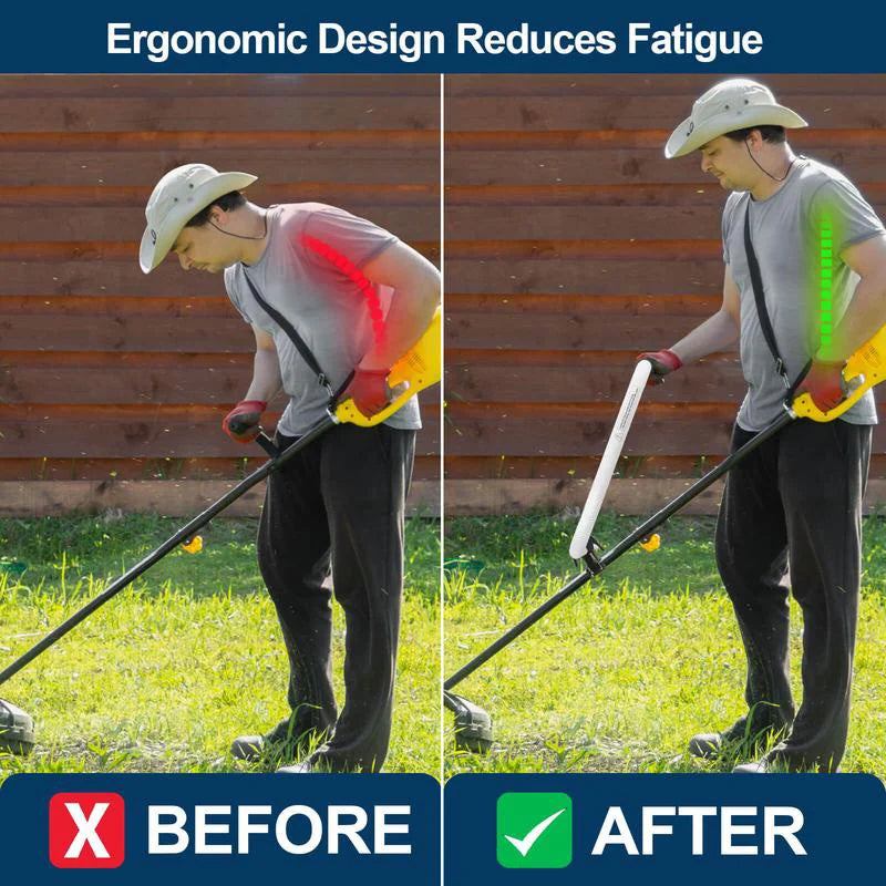 Ergonomic Weed Killer Handle Extension Brush Cutter Trimmer Handle