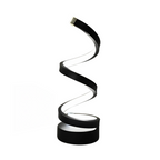 LED Table Lamp with Spiral Design
