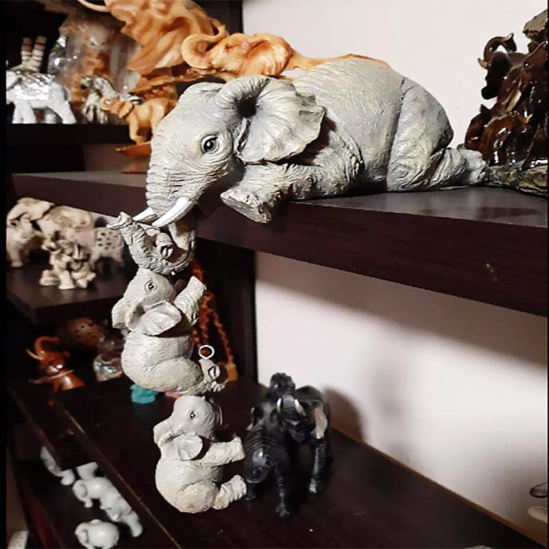 Parent-Child Elephant Decoration
