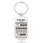 Mother's Day Engraving Metal Keychain with Box