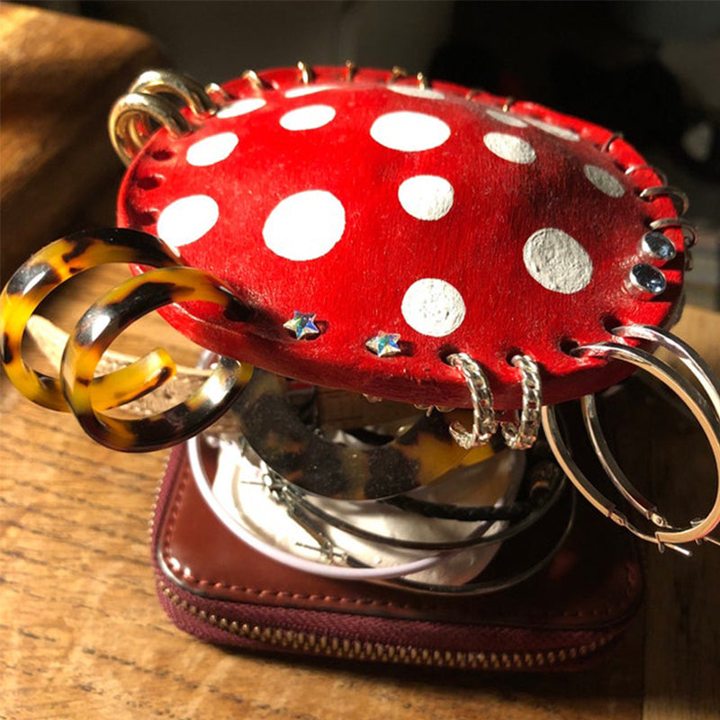 Cute Mushroom Earrings Holder