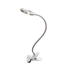 Creative simple USB pants button LED reading clip desk lamp
