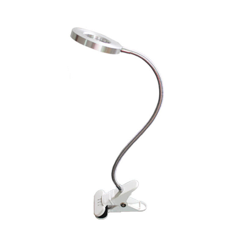 Creative simple USB pants button LED reading clip desk lamp
