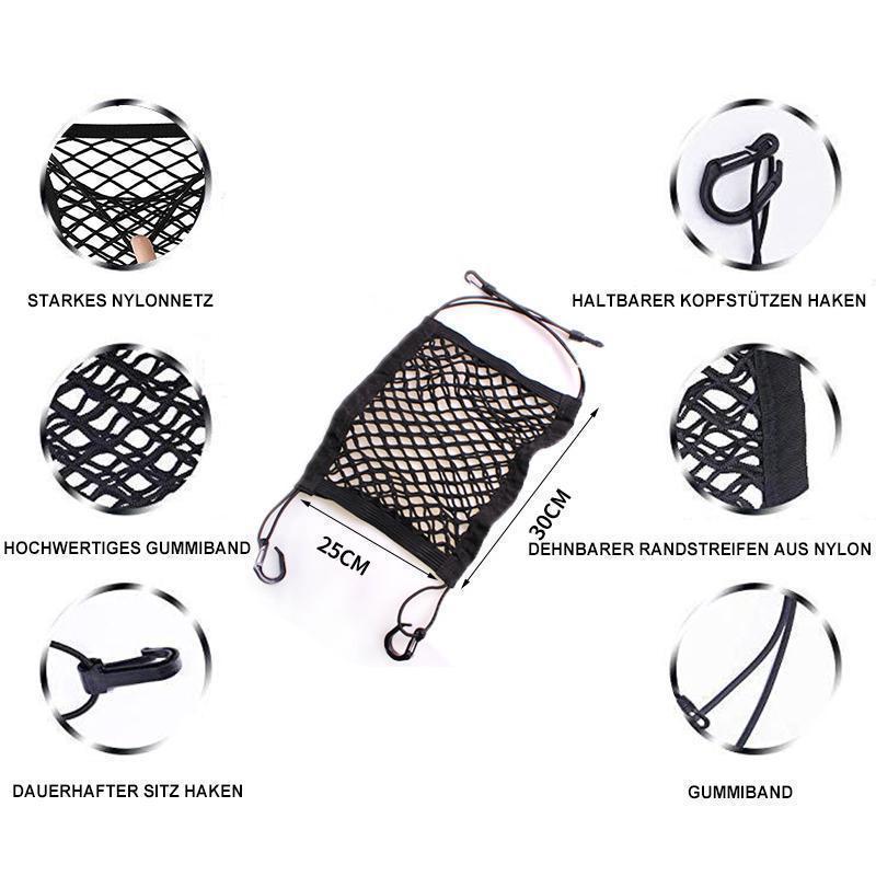 Car Seat Storage Net Hook Organizer