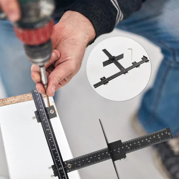 Precision template for exact drilling and installations