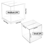 Unopenable transparent acrylic piggy bank