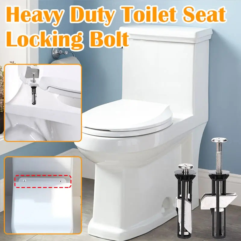 2+2 | Heavy-duty fastening screws for stable toilet seats