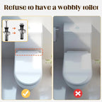 2+2 | Heavy-duty fastening screws for stable toilet seats