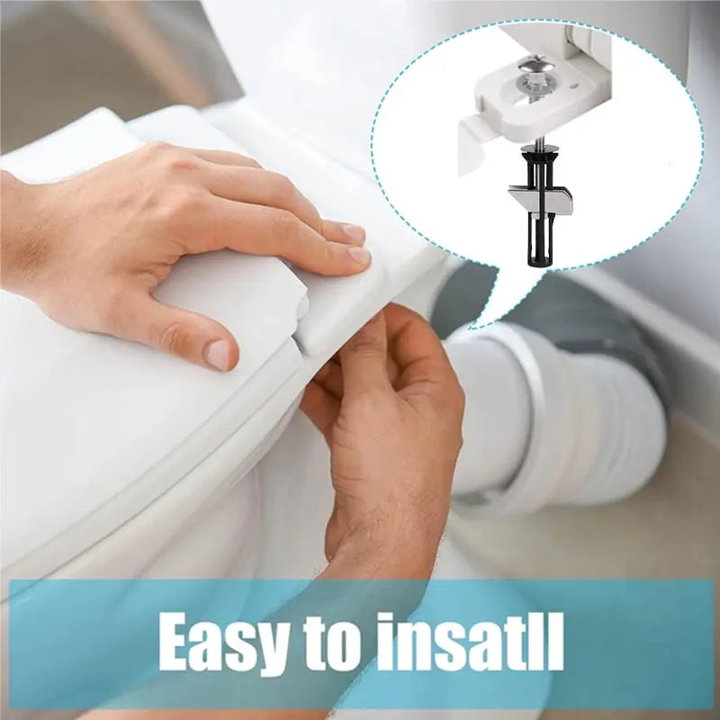2+2 | Heavy-duty fastening screws for stable toilet seats