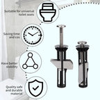 2+2 | Heavy-duty fastening screws for stable toilet seats