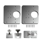 2+2 | Stainless Steel Repair Plate For Hinges & Cabinet Doors