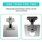2+2 | Stainless Steel Repair Plate For Hinges & Cabinet Doors
