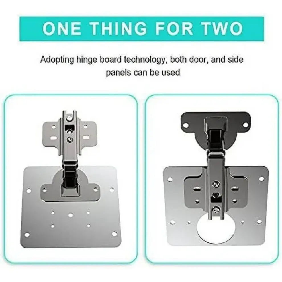 2+2 | Stainless Steel Repair Plate For Hinges & Cabinet Doors