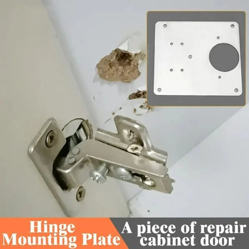 2+2 | Stainless Steel Repair Plate For Hinges & Cabinet Doors